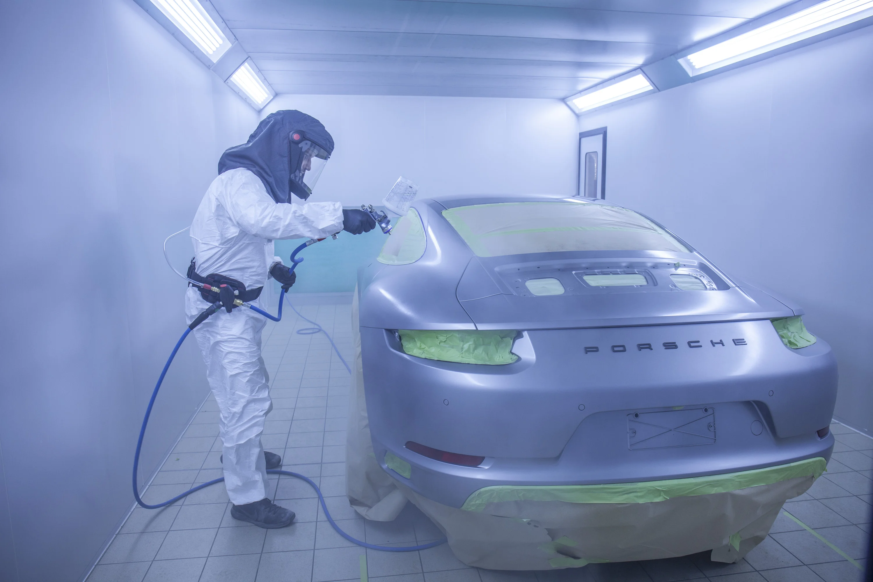 Paint booth application