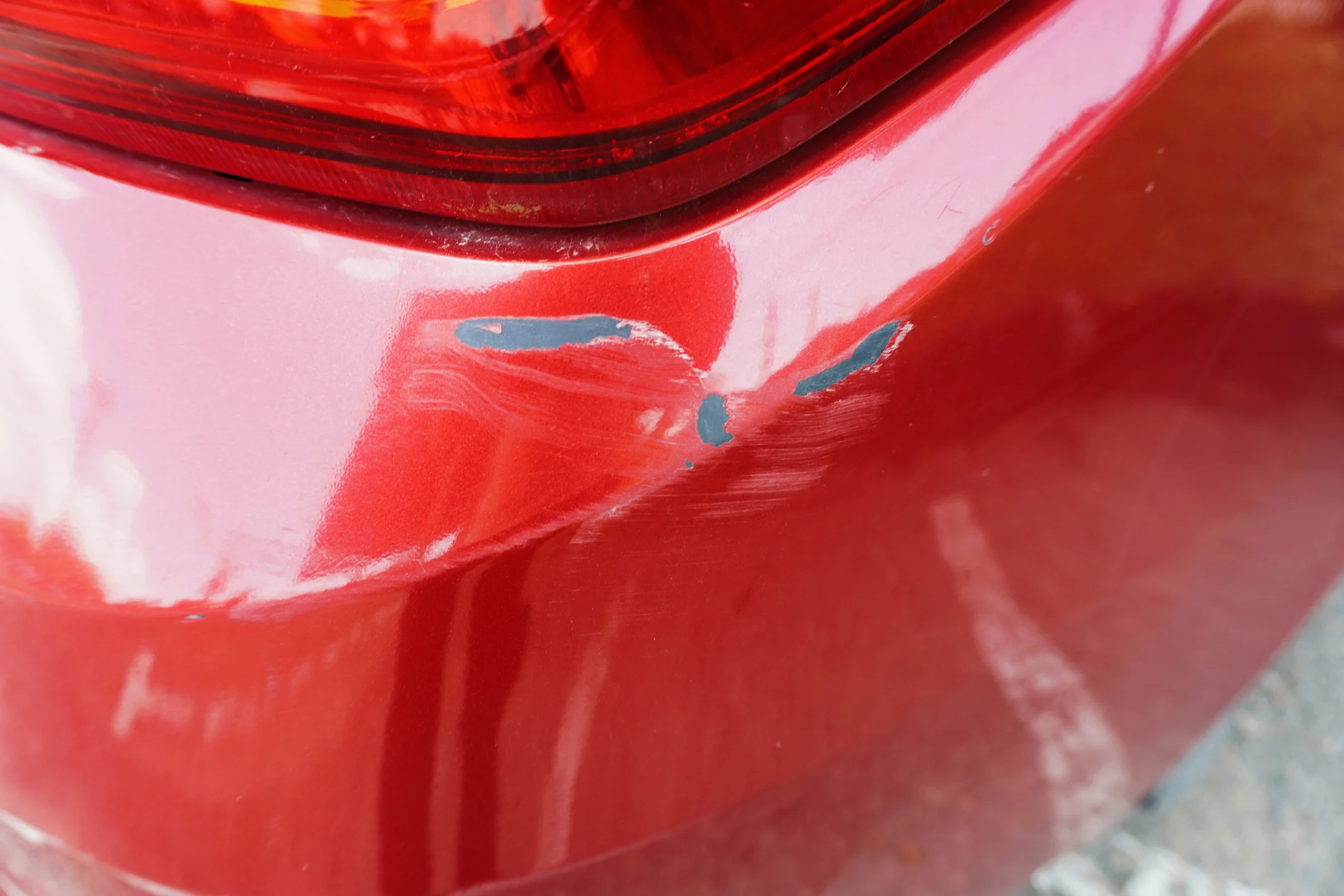 Permanent paint damage